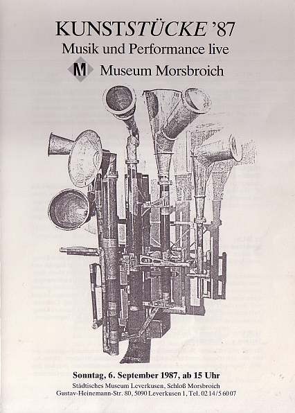 Plakat KunstStücke 87