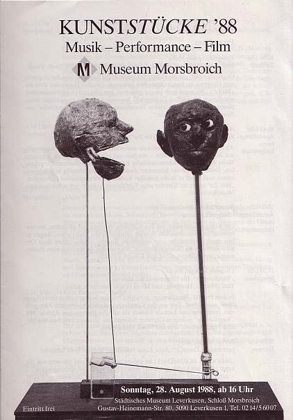 Plakat KunstStücke 88